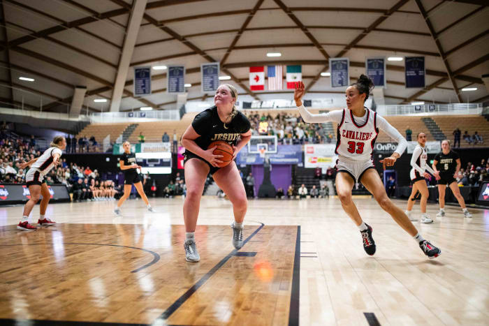Clackamas Jesuit 6A Oregon girls basketball quarterfinal 2024 Naji Saker-105